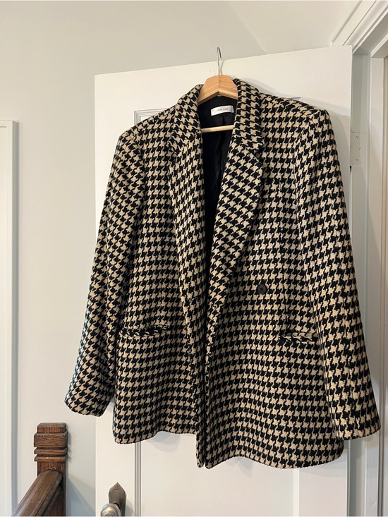 Anine Bing Jackets & Blazers - Anine Bing Oversized Kaia Blazer Jacket - size M - Black & Cream